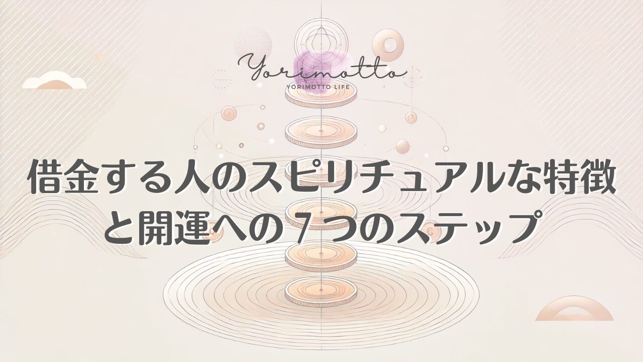 借金する人のスピリチュアルな特徴と開運への７つのステップ