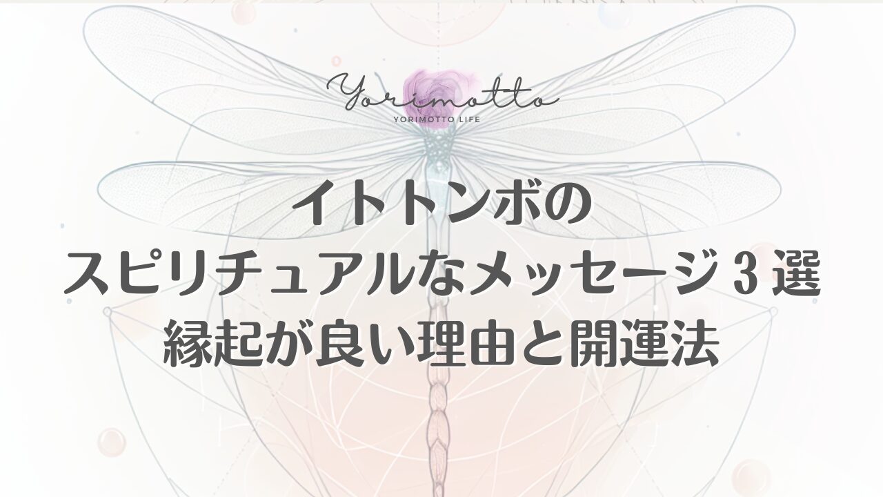 イトトンボのスピリチュアルなメッセージ３選｜縁起が良い理由と開運法